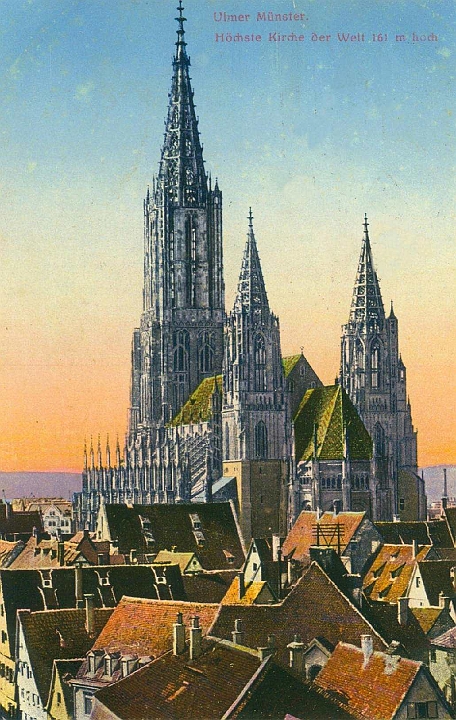 ulm006.jpg - Am 30. Juni 1377 fand die Grundsteinlegung statt und am 31. Mai 1890 wurde sie vollendet.