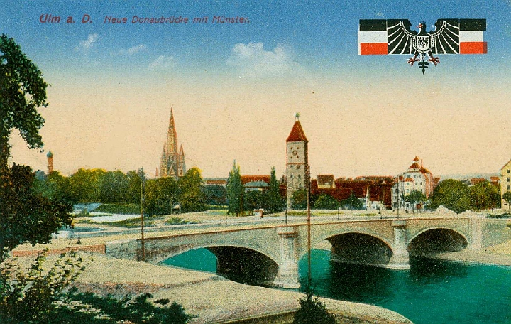 ulm008.jpg - Die Neue Donaubrücke. Sie wurde inzwischen zur Gänstorbrücke umbenannt.